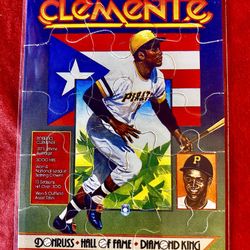 Roberto Clemente 1987 Donruss Hall of Fame Diamond King Puzzle Card