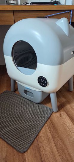 Self-Cleaning Cat Litter Box, 76L Large Capacity