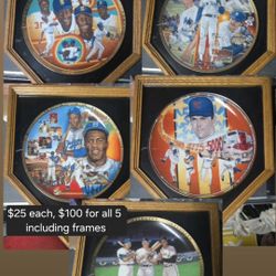Commemorative Baseball Plates