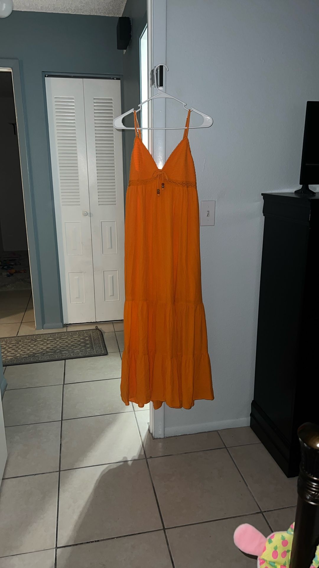 Orange Sundress size Small 4-6 