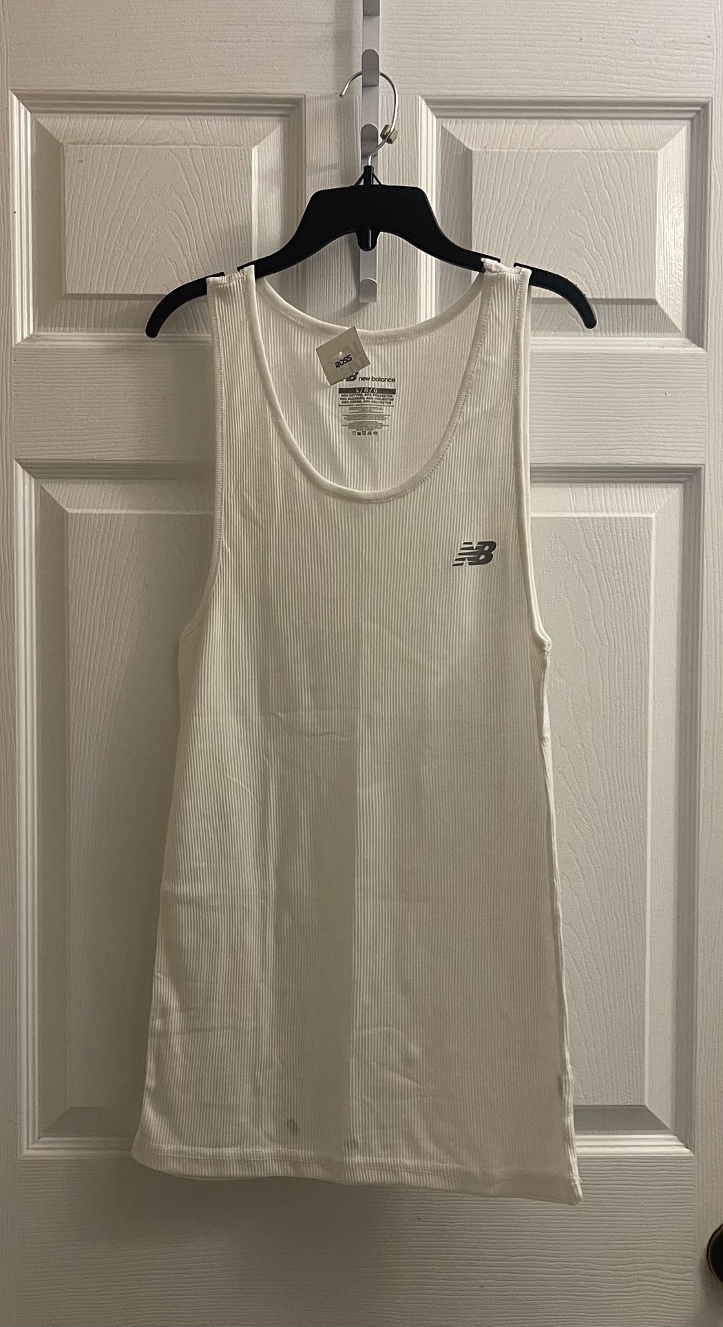 Brand New Men’s New Balance White Ribbed Tank/Undershirt Size Large