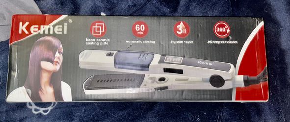 New nano ceramic steam straightener