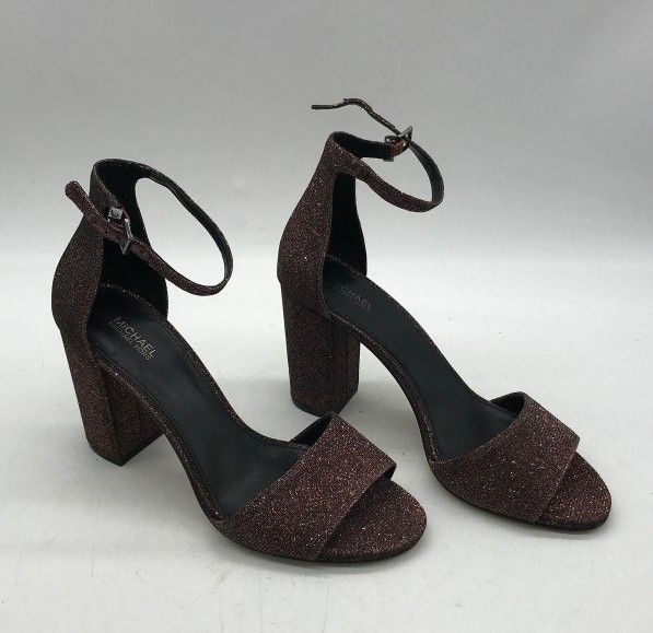 MICHAEL KORS Dark Plum Heels Women- Size 10M