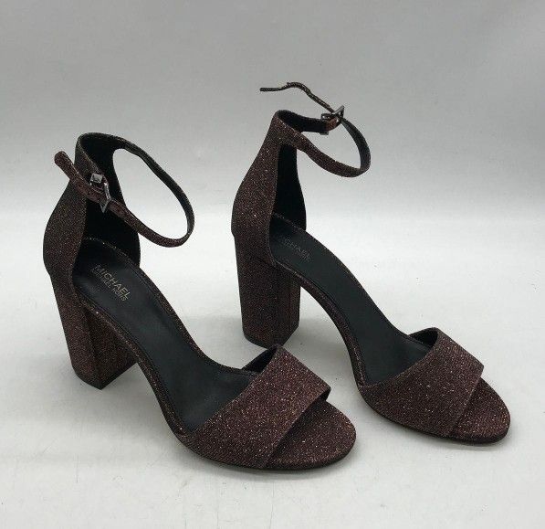 MICHAEL KORS Dark Plum Heels Women- Size 10M
