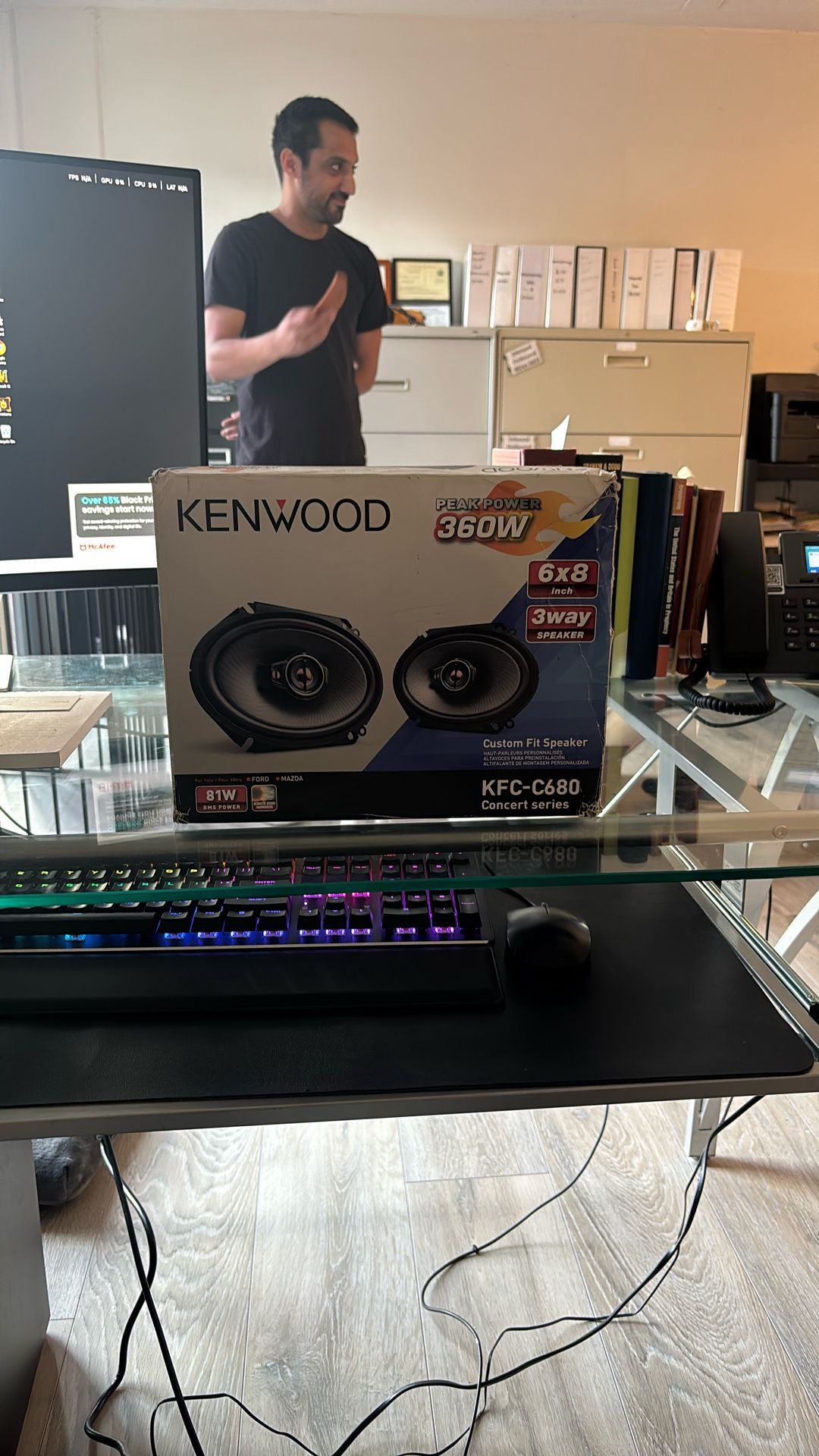 Kenwood KFC-C680 6x8” 3-Way Speakers – 360W Peak – Car Audio Upgrade