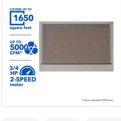 MasterCool 5000 CFM Down-Draft Roof 8 in. Media Evaporative Cooler for 1650 sq. ft. (Motor Not Inclu