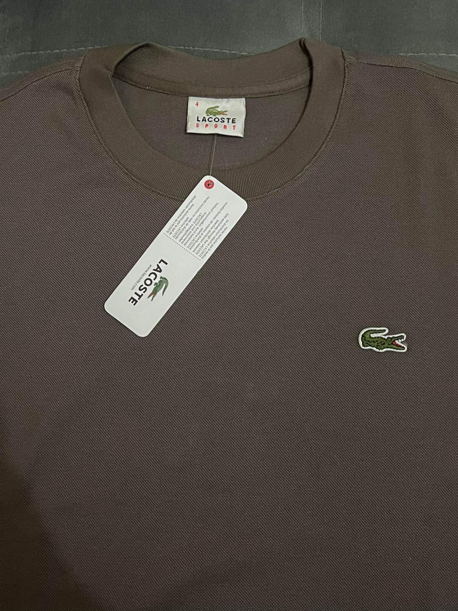 Lacoste Sport Classic Round-Neck Shirt For Sale