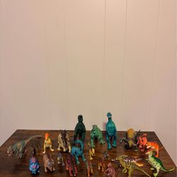 Mixed Dinosaur Toy Lot of 23