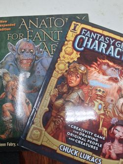 2 fantasy art books
