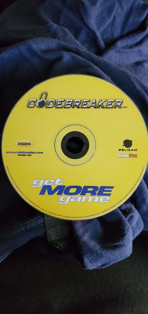 Codebreaker Pelican PS2 Cheat Disc Version 10.1