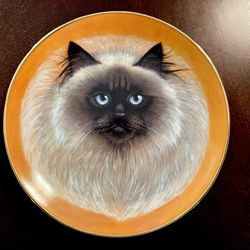 Himalayan Cat Collectible Plate by John Eggert