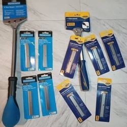 NEW PERSONNA & QEP 4" FLOOR STRIPPER WITH 9 PACKS OF RAZOR BLADES - $40 (Harahan)