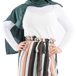 Forrest Green Premium Jersey Hijab 
