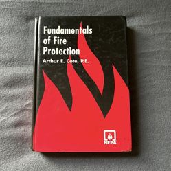 Fundamentals Of Fire Protection Book