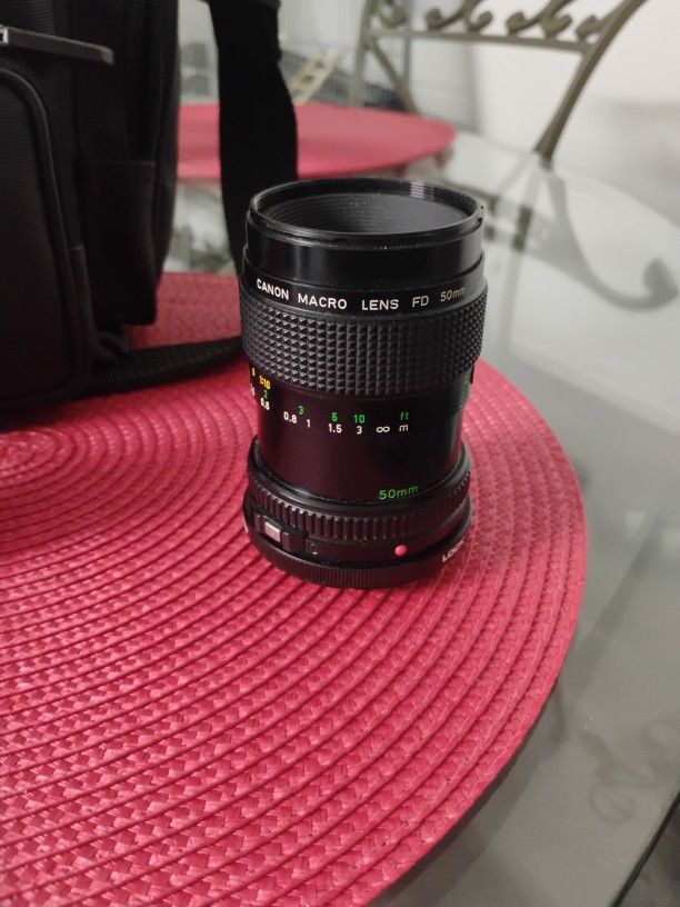 Canon Macro Lens FD 50 Mm