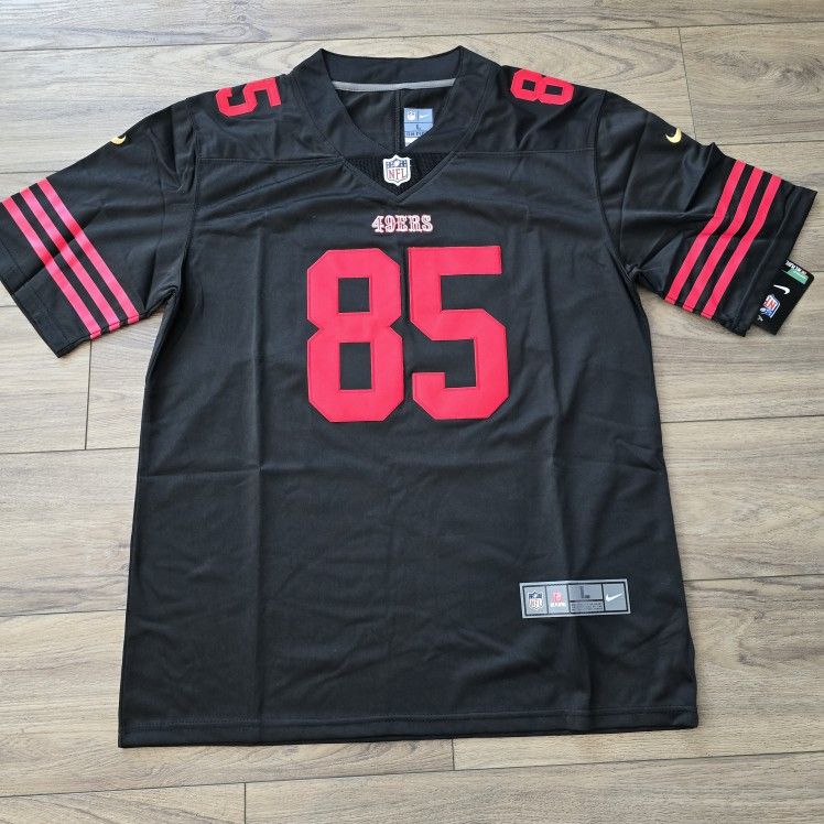 San Francisco 49ers George Kittle Black Stitched Jersey