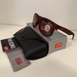 Rayban Polarized Sunglasses Justin Classic unisex Brown