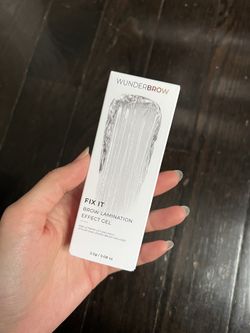 Wunderbrow brow lamination effect gel clear with brush