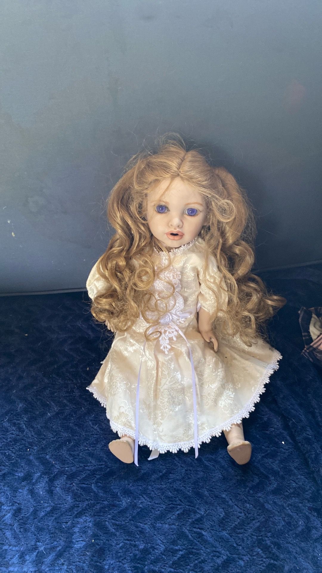 Vintage porcelain doll