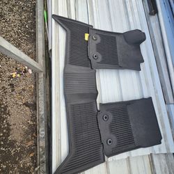 2016-2023 Toyota Tacoma Double Cab All Weather Floor Mats Black 