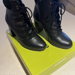 Black Boots Size 7.5  OBO