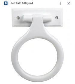 Wall Mounted Wood Bathroom Towel Ring
