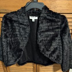 Faux Fur Evening Jacket 