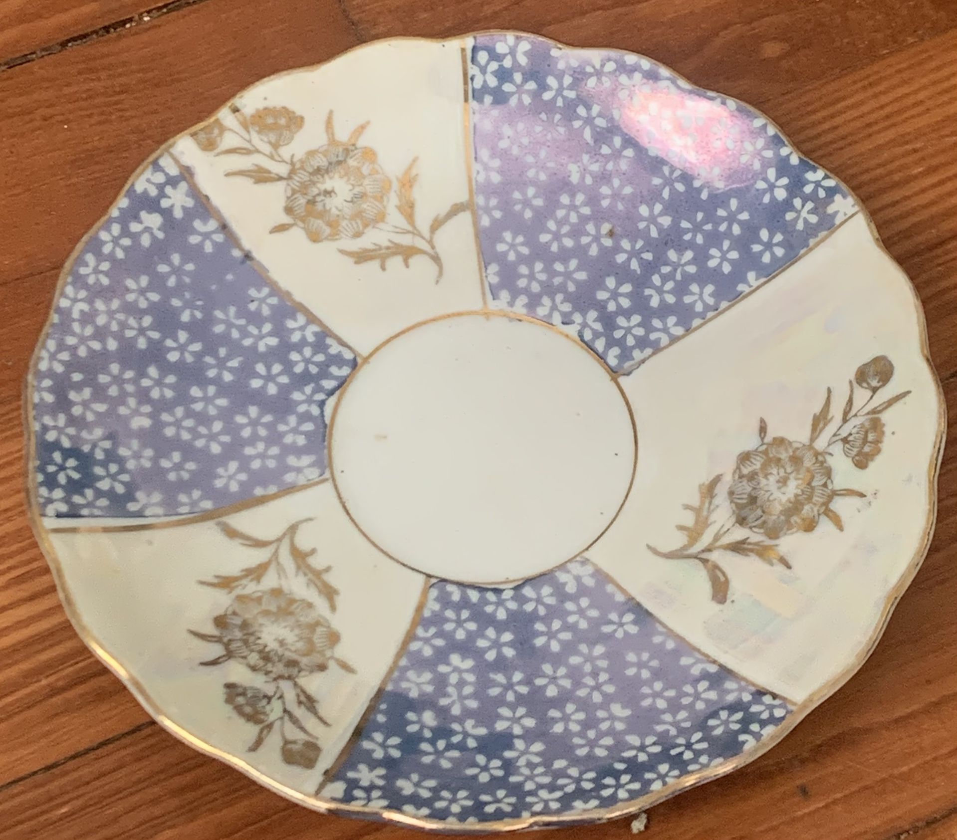vintage saucer from National Brotheries Co.