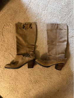 BOOTS, sz 8; cross streets are Arapaho & Waterview