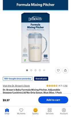 Dr. Brown's Formula mixing pitcher