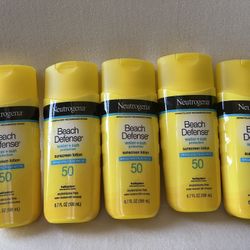 Neutrogena Beach Defense Sunscreen Lotion with SPF 50