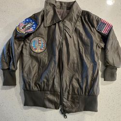 Top Gun Style Pilot Bomber Jacket