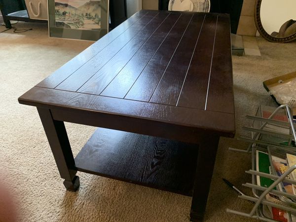Dark Wood Coffee Table for Sale in Tucson AZ - OfferUp