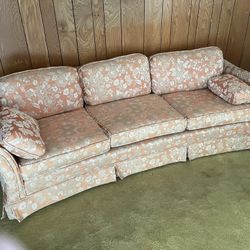 Mid Century Couch Sofa And Loveseat 
