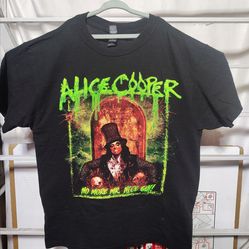 Alice cooper concert tour tee shirt
