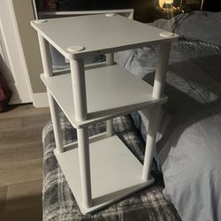Great Moving Deal New White Little End Table 