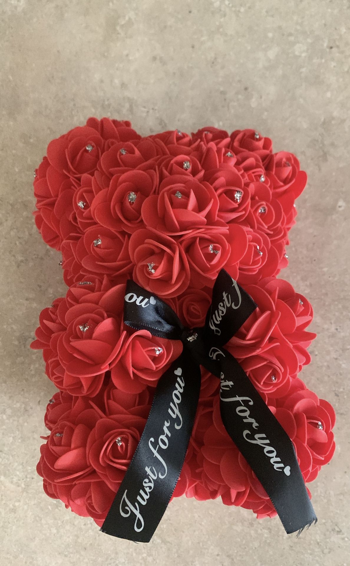 Flower Bear ready for a special gift