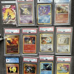 Vintage Pokemon Cards Graded CGC Psa 