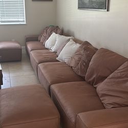 Brown Mario Capasa Couch For Sale
