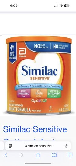 Similac Sensitive 12.5 Infant Formula