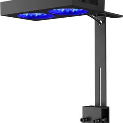NavaReef 135 Reef LED Light, 135W Reef Aquarium Lighting for LPS/SPS Corals and Saltwater Fish Tanks, Built-in Timer, Blue Focused Spectrum