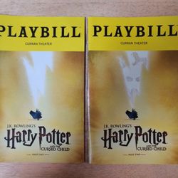 Playbill Harry Potter And The Cursed Child 