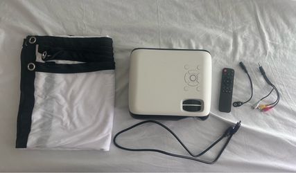 Mini Projector with Screen