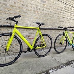 2 Light Bicycle 6KU Fixie Urban Track. Like Brand New. 27" Wheels. 18"frame. 27" Wheels. 22" Frame