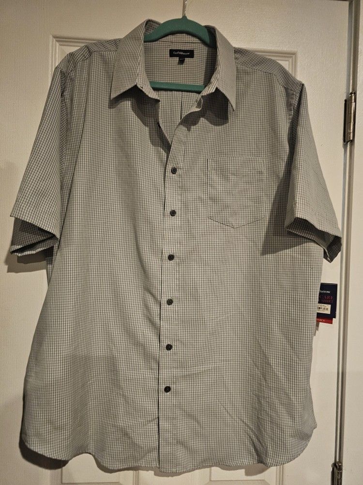 New With Tags Croft&Barrow Short Sleeve Shirt Size XL