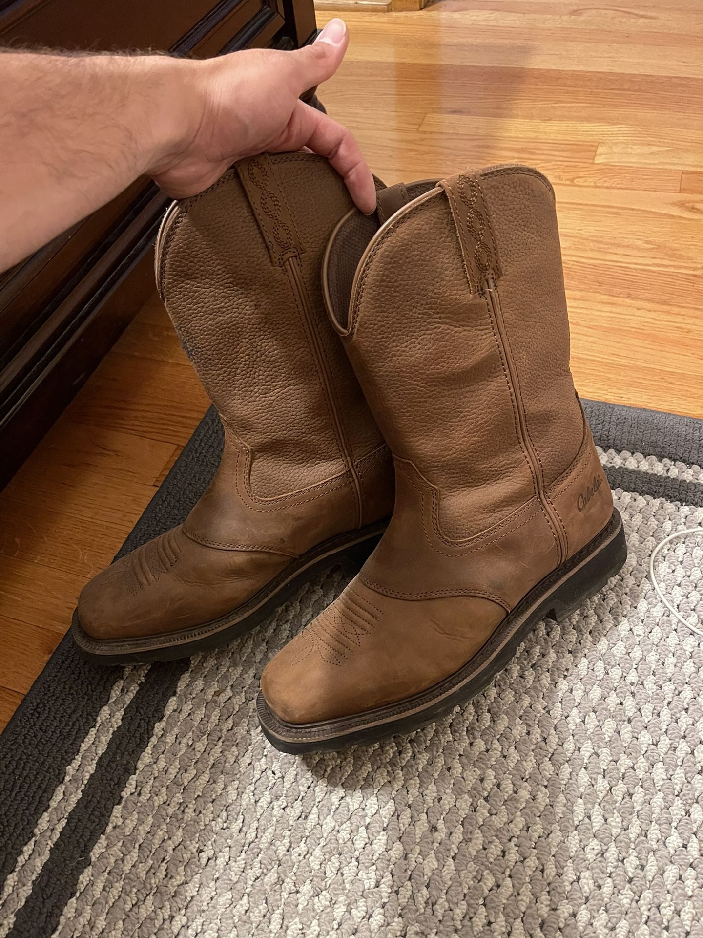 Cabelas Square Toe Work Boot (12)