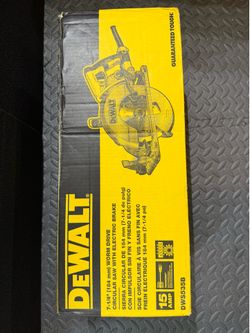 Dewalt 15 amp 7-1/4 circular saw with E brake