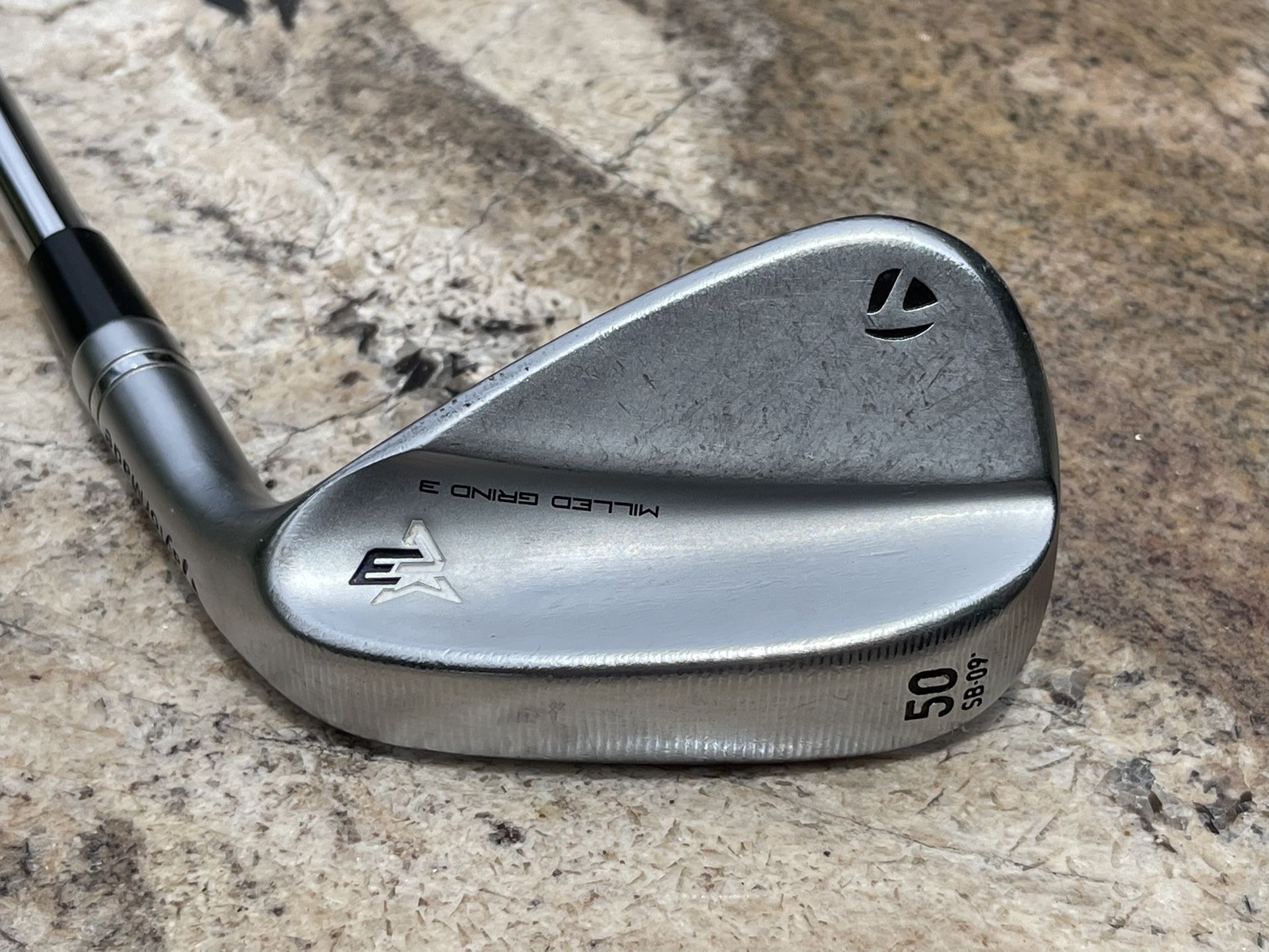 TaylorMade MG3 50 09 Wedge Milled Grind 3 Dynamic Gold S300 Stiff