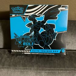 Pokemon Scarlet And Violet Black Bolt ETB 