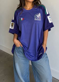 2026 Adidas Mexico blue purple jersey
